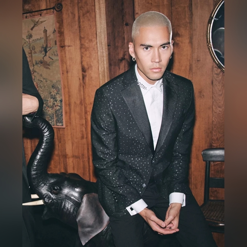 Tallia Men's Black Blazer​ - Picture 3 of 8
